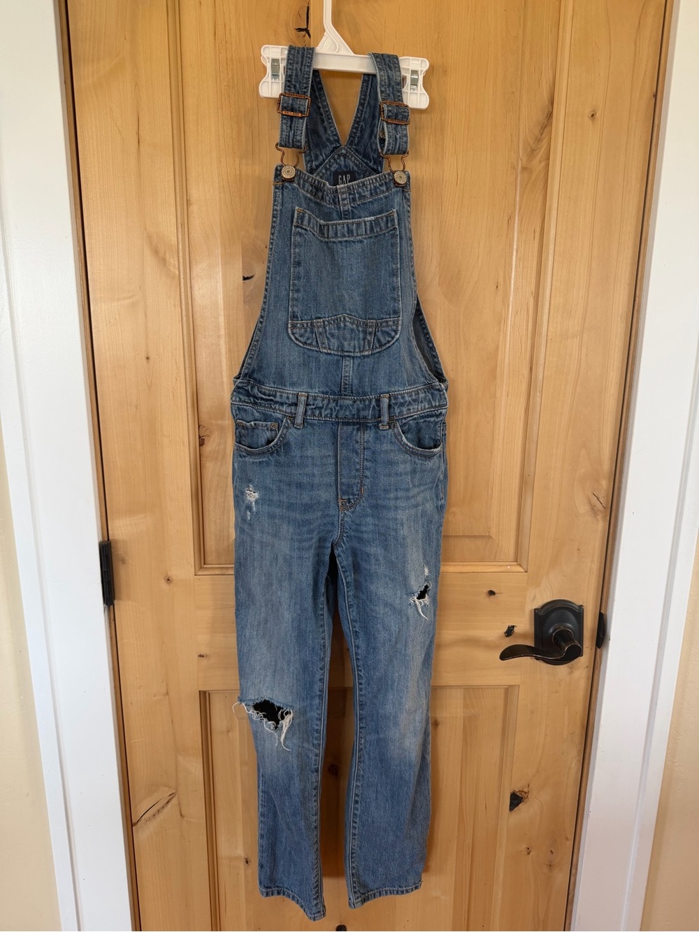 Gap Kids Denim Overall Jeans - Distressed